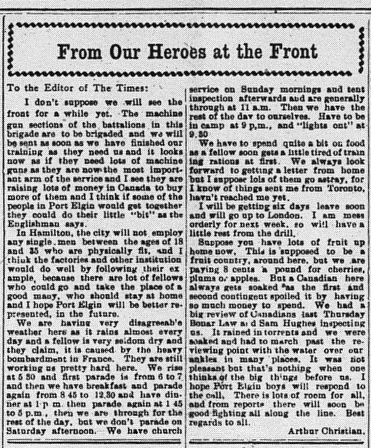 The Port Elgin Times, September 1, 1915